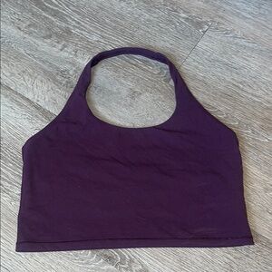 Athleta workout size large Women's Purple Halter Bralette sports bra